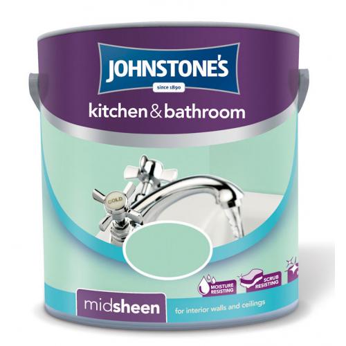 Johnstone's Kitchen and Bathroom Emulsion Midsheen 2.5 Litre
